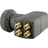 Schwaiger Quad LNB anthrazit,
