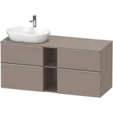 Duravit D-Neo Konsolenwaschtischunterbau wandhängend Basalt Matt 1400x550x664 mm à DE4970L70430000, DE4970L70430000