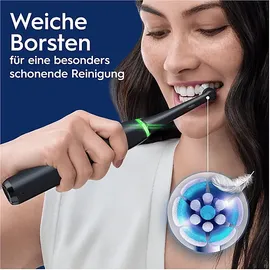 Oral B iO Series 8 black onyx + 2. Handstück weiß + Aufsteckbürste + Reiseetui