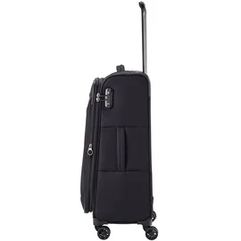 Travelite Chios 4 Rollen Kofferset 3-teilig mit Dehnfalte Koffer & Trolleys Schwarz