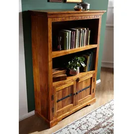 Massivmoebel24 Bücherregal 98 x 40 x 148 cm Braun