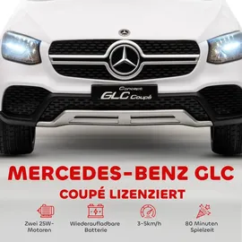 aiyaplay Kinder Elektroauto Mercedes-Benz Concept GLC Coupe 12V Weiß