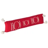 Boltze Dekokissen Hohoho 80 x 20 cm Rot