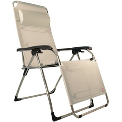Fiam - Amida Relaxliege, Aluminium / taupe