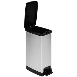 5Five - slim-mülltonne 40l aus grauem kunststoff