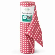 Sensalux Tischdeckenrolle 1,18m x 25m Karomuster Rot-Weiß
