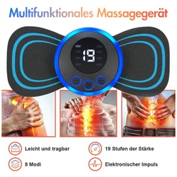 7Magic EMS-Gerät EMS Trainingsgerät mit 8 Modi & 19 Intensitäten, Wireless Nackenmassagegerät, Massagegerät für Nacken Rücken Schulter