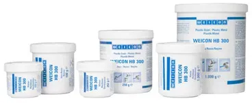 HB 300 | stahlgefülltes hochtemperaturbeständiges Epoxidharz-System für Reparatur und Formgebung | 200 g | dunkelgrau