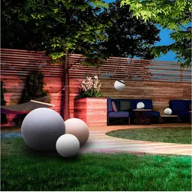 tint Müller-Licht Solar LED-Gartenleuchte Calluna, Ø 35 cm,