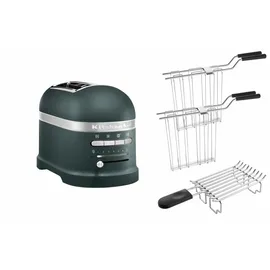 KitchenAid Artisan Toaster 5KMT2204 inkl. Brötchenaufsatz + Sandwichzange pebbled palm