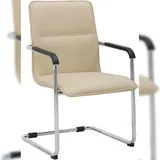 CLP Freischwinger Seattle Kunstleder Kunstleder HBT: 92x57x59 cm creme