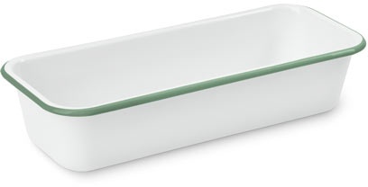 Emaille-Kastenform - hellgrün - grün