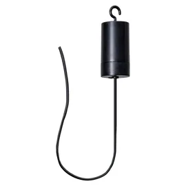StarTrading LED Kugelleuchte Glaskugel 12,5 cm grau schwarz