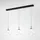 Fabas Luce Deva 3-flg. 42W transparent