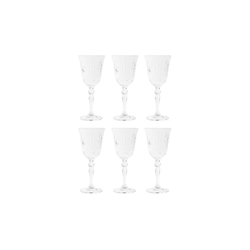 BUTLERS Weißweinglas CRYSTAL CLUB 6x Weißweinglas 210ml, Kristallglas