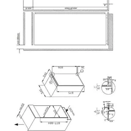Amica EVKS 16172 Einbaukühlschrank (135 l, 875 mm hoch)