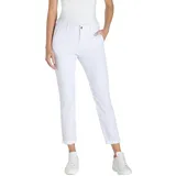 MAC Chino Turn Up aus Stretch Gabardine in Weiß-D40
