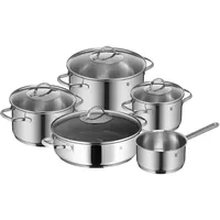WMF Provence Plus Topf-Set 5-tlg. 3 x Kochtopf + Schmorpfanne + Stielkasserolle