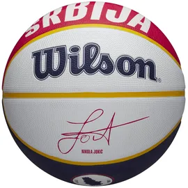 Wilson Basketball, NBA Player Nikola Jokic, weiß|gelb 7,