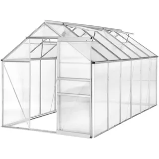 Tectake Gewächshaus Alu HKP 4 mm 6,93 m2