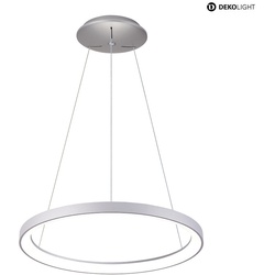 Deko-Light LED Pendelleuchte MEROPE, 60cm, 42W, 3000/4000K, IP20, silber D-342195