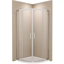 EMKE Runddusche mit Schiebetür 90 x 90 cm 195 cm Sicherheitsglas