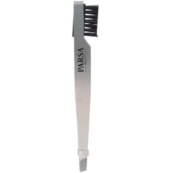 PARSA Beauty Pinzette mit Augenbrauenbürstchen
