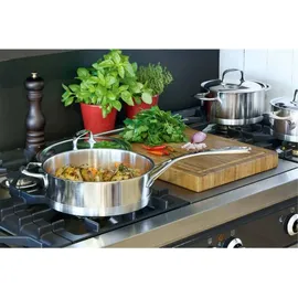 Demeyere Atlantis Stieltopf 28 cm mit Deckel