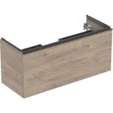 Geberit Acanto Unterschrank für Waschtisch 1184mm - Nussbaum