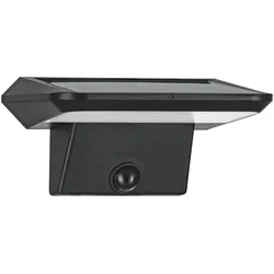 Eglo Solar-Wandleuchte »Porrassa« - 15,5x10x7,5cm - schwarz - Kunststoff