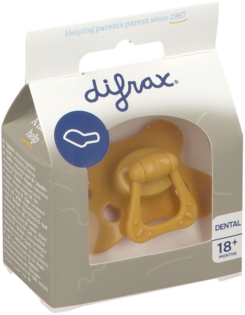 difrax® Dental Sucette 18+ Mois Honey 1 pc(s) Sucette(s)