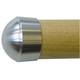 Treba Frewa Treba Endkappe E9 Edelstahl für Holzhandlauf