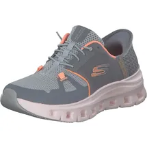 SKECHERS Glide-Step Pro Gray Mesh / Orange Trim 39