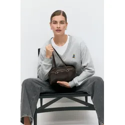 Gina Tricot - Small bowling bag - Umhängetaschen - Braun - ONESIZE - Dame - Braun - ONESIZE