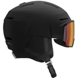 Salomon Osmo Pro Sigma Photo Skihelm mit Visier-Schwarz-M