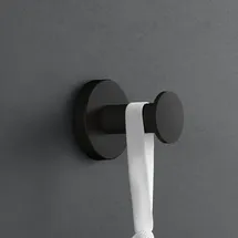 Cosmic Architect S+ Handtuchhaken, WJC235A0021036 mit Rosette, 55 x 60 x 55 mm, schwarz matt