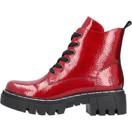 Rieker Damen Klassische Stiefeletten 74020, Frauen Stiefeletten,Booties,halbstiefel,Kurzstiefel,uebergangsschuhe,rot (33),38 EU / 5 UK