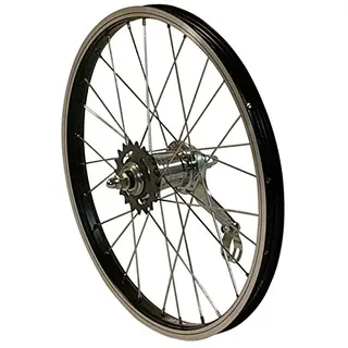 Redondo 18 Zoll Hinterrad 18" Kasten Felge Schwarz mit 1 Gang Rücktritt Bremse