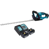 Makita DUH 607 SM2 Akku Heckenschere 18 V 60 cm + 2x Akku 4,0 Ah + Ladegerät