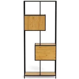 Actona Seaford Regal 77 x 35 x 185 cm Braun
