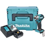 Makita - dtd 173 RT1J Akku Schlagschrauber 18 v 180 Nm 1/4" Brushless + 1x Akku 5,0 Ah + Ladegerät + Makpac