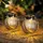 Hi Laterne Glas 10,5 x 12,5 cm 2er Set transparent