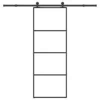 vidaXL Schiebetür rechts 76 x 205 cm grau