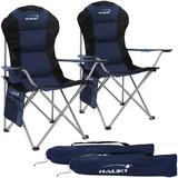 Hauki Campingstuhl 2Er Set Blau