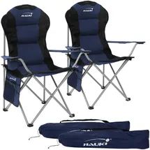 Hauki Campingstuhl 2Er Set Blau