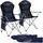 Hauki Campingstuhl 2Er Set Blau