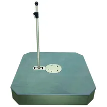 Liro Sonnenschirmständer Maxi Plus 120 Keramik Steingrau