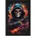 Bamyum Power Bedruckter Chenille-Druck Maschinell Hergestellt für Spielzimmer, Schlafzimmer, Videospiel - Waschbarer Gaming-Teppich 120x180 cm