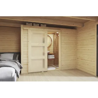 Lasita Maja Gartenhaus Zubehör für Domeo M Natur 250 cm x 95 cm