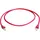 Telegärtner 100009124 RJ45 Patchkabel CAT 6a S/FTP 25.0 m Rot Flammwidrig, mit Knickschutztülle 1 St.